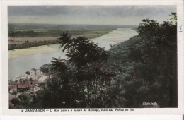 SANTAREM 16 O RIO TEJO E O BAIRRO DE ALFANGE , VISTO DAS PORTAS  DO SOL - Santarem