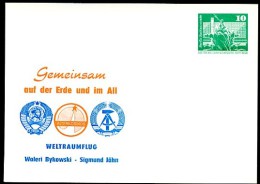 WELTRAUMFLUG SIGMUND JÄHN DDR PP16 B1/004 Privat-Postkarte Berlin 1978  NGK 4,00 € - Autres & Non Classés