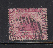 Western Australia Used Scott #25 1p Swan - Thinned - Gebruikt