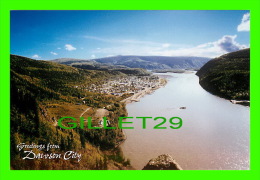 DAWSON CITY, YUKON - VIEW FROM THE MOOSEHIDE SLIDE OVERLOOKING THE CITY - PHOTO DIETER REINMUCH - - Yukon