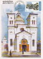 BISTRITA MONASTERY, CM, MAXICARD, CARTES MAXIMUM, OBLIT FDC, 1999, ROMANIA - Abbeys & Monasteries