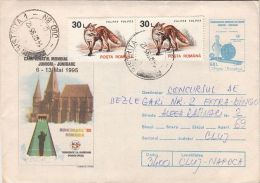 BOWLING, YOUTH WORLD CHAMPIONSHIPS, COVER STATIONERY, ENTIER POSTAUX, 1995, ROMANIA - Bowls