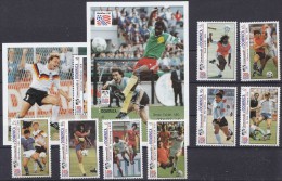 Dominica 1994 Football World Cup USA 8v + 2 M/s ** Mnh (17249) - 1994 – USA