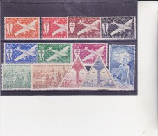 COTE DES SOMALIS -POSTE AERIENNE N° 1 A 12 -NEUF X COTE : 19,10 € - Unused Stamps