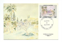 Carte Maximum Nouvelle Calédonie - Peintres Du Pacifique - Oblitération 07/12/1988 Nouméa (1er Jour) - Tarjetas – Máxima