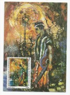 Carte Maximum Nouvelle Calédonie - Peintres Du Pacifique - Oblitération 07/12/1983 Nouméa (1er Jour) - Tarjetas – Máxima