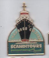 Beau Pin's , Marine Bateau , Paquebot , Scanditours , Express Côtier - Bateaux