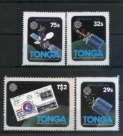 Tonga 1983 World Communications Year Satellite Space Sc 545-48 MNH # 3011 - Tonga (1970-...)