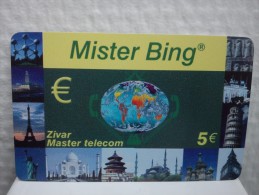 Prepaid Card Mister Bing Used - [2] Tarjetas Móviles, Recargos & Prepagadas