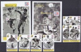 Grenada 1994 Football World Cup USA 8v + 2 M/s ** Mnh (17254) - 1994 – USA