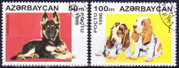 Aserbaidschan Azerbaijan Azerbaïdjan - Hunde/canine 1996 - Gest. Used Obl. - Azerbaïdjan
