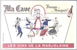 Buvard Les Vins De La Marjolaine Ma Cave, Finesse ... Bouquet ...! - Schnaps & Bier