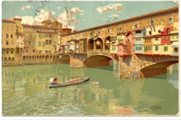 Firenze, Ponte Vecchio, 1910, A. Zardo - Firenze (Florence)