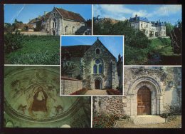 CPM Non écrite 28 CLOYES SUR LOIR Différents Aspects De La Chapelle Romane D'Yron Et La Maison De Retraite - Cloyes-sur-le-Loir