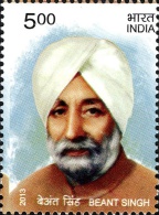 INDIA 2013 - Beant Singh - 1 Val Neufs // Mnh - Neufs