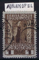 Österreich: Post Auf Kreta, Mi Nr 22 Used ADRIANOPEL - Oriente Austriaco