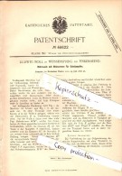 Original Patent - Ludwig Boll In Weißenspring / Groß Lindow Bei Finkenheerd , 1888 , Rührwerk , Mühle , Brieskow !!! - Brieskow