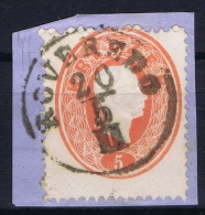 Österreich 1860 Nr 20 With FIUME - Roverdo Cancel - Used Stamps