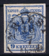 Österreich  Nr 5 Lombardei - Venetien Triest Cancel Signed/ Signé/signiert/ Approvato , Ferchenbauer Cat Value € 11 - Gebraucht