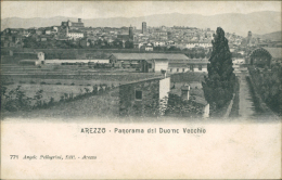 Delcampe - ITALIE AREZZO / Panorama Dal Duomo Vecchio / - Arezzo