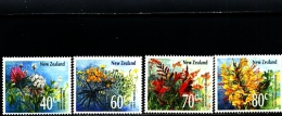 NEW ZEALAND - 1989  WILD FLOWERS  SET  MINT NH - Ungebraucht