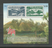 New Zealand 1998  Mi.Nr. Sheet 82 (1686 +1689) Italia 98 World Philatelic Exhibition - Postfrisch / MNH / Mint / (**) - Unused Stamps