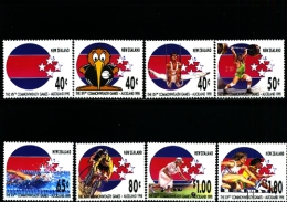 NEW ZEALAND - 1989  COMMONWEALTH GAMES  SET  MINT NH - Unused Stamps