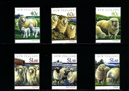 NEW ZEALAND - 1991  SHEEPS  SET MINT NH - Ongebruikt