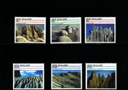 NEW ZEALAND - 1991  ROCK FORMATIONS  SET  MINT NH - Unused Stamps