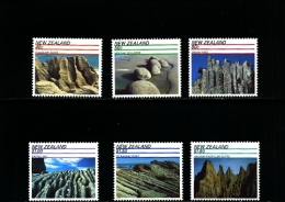 NEW ZEALAND - 1991  ROCK FORMATIONS  SET  MINT NH - Nuevos