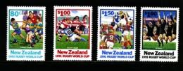 NEW ZEALAND - 1991  RUGBY WORLD CUP  SET  MINT NH - Ongebruikt