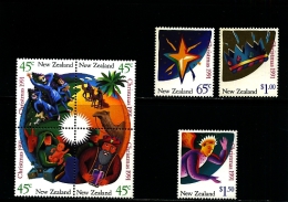 NEW ZEALAND - 1991  CHRISTMAS  SET  MINT NH - Ongebruikt