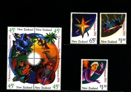 NEW ZEALAND - 1991  CHRISTMAS  SET  MINT NH - Unused Stamps