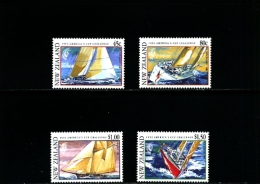 NEW ZEALAND - 1992  AMERICA'S CUP  SET  MINT NH - Unused Stamps