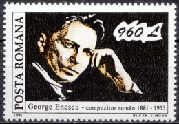 ROMANIA, 1995, Georges Enescu (1881-1955), Composer, Music, MNH (**), Sc/Mi 3997/5083 - Nuovi