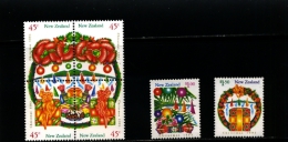 NEW ZEALAND - 1993  CHRISTMAS   SET  MINT NH - Nuevos