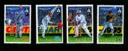 NEW ZEALAND - 1994  CENTENARY OF NZ CRICKET  SET  MINT NH - Unused Stamps