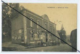 CPA - Acheux - Hôtel De Ville - Acheux En Amienois