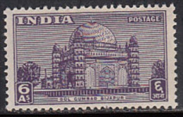 6as India MH Archaeological Series, 1949 Tomb Of Md Adil Shah, Gol Gumbad Bijapur, Islam Architecture Monument, - Ungebraucht