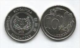 Singapore 10 Cents 2013. UNC - Singapur