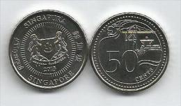 Singapore 50 Cents 2013. UNC - Singapur