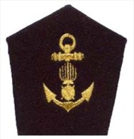 Gendarmerie Maritime - Broderie De Col Machine - Policia