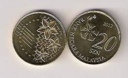 Malaysia 20 Sen 2012. UNC - Malasia