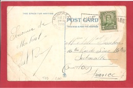 Y&T N°130 MONTREAL  Vers      FRANCE  Le    1930     2 SCANS - Lettres & Documents