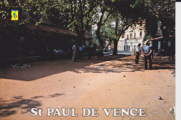 CPSM PETANQUE JEUX  DE BOULES  SAINT PAUL DE VENCE BLASON - Pétanque