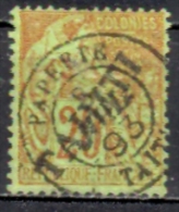 Tahiti: Yvert N°13°; Fine Used; Cote 75.00€;  Voir Scan - Usados