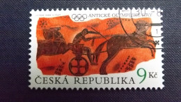 Tschechische Republik, Tschechien 268 Oo/used, Olympische Spiele Der Antike, Olympia, Amphorenmalerei (6. Jh. V. Chr.) - Gebraucht