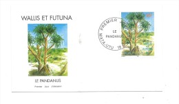 FDC Wallis Et Futuna - Le Pandamus - Oblitération 18/10/1998 Mata-Utu (1er Jour) - FDC