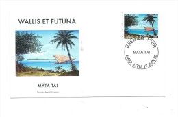 FDC Wallis Et Futuna - Mata Tai - Oblitération 17/06/2006 Mata-Utu (1er Jour) - FDC