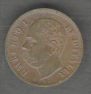 ITALIA 1 CENTESIMO 1900 UMBERTO I - 1878-1900 : Umberto I